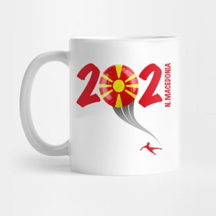 North Macedonia Euro Soccer 2021 Mug